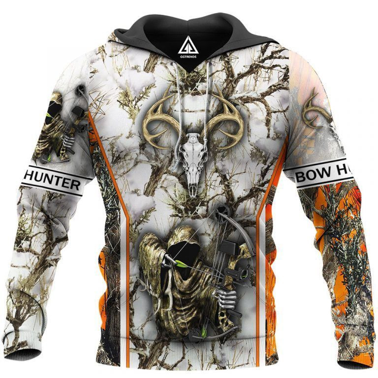 Bow Hunting Winter 3D All Over Print Hoodie, Zip Hoodie