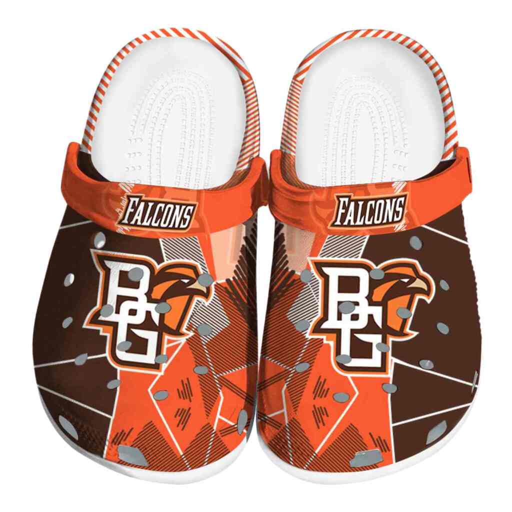Bowling Green Falcons Geometric Background ClogTVC1801810