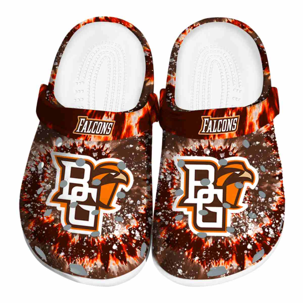 Bowling Green Falcons NCAA Sport Crocs Crocband Clogs Shoes Comfortable For Men Women and Kids