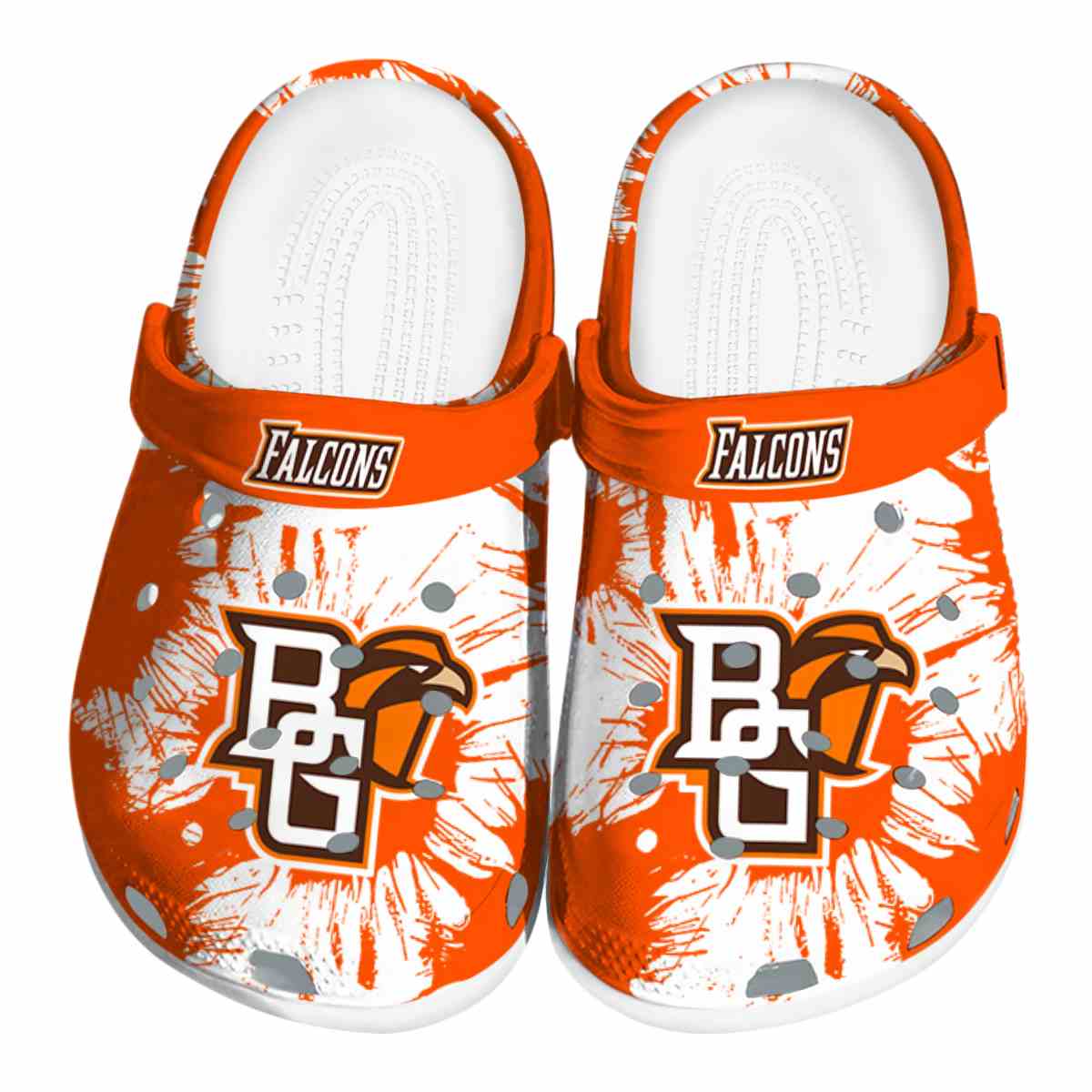 Bowling Green Falcons NCAA Sport Crocs Crocband Clogs Shoes Comfortable For Men Women and Kids
