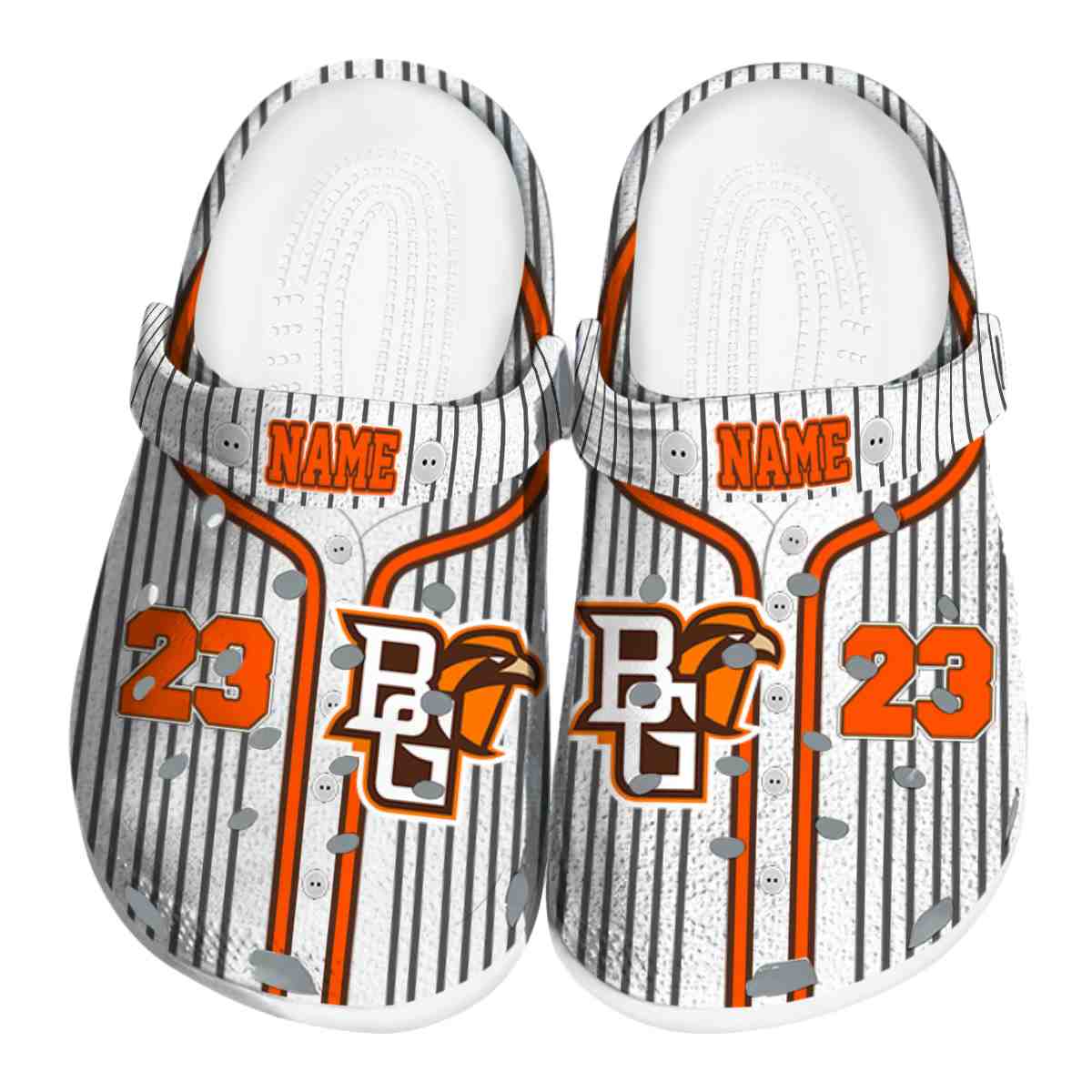 Bowling Green Falcons NCAA Sport Crocs Crocband Clogs Shoes Comfortable For Men Women and Kids