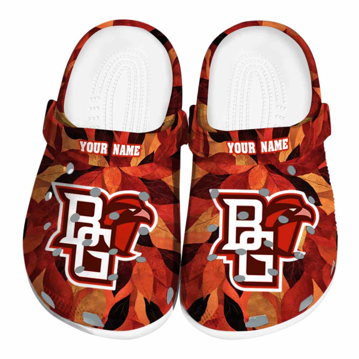 Bowling Green Falcons NCAA Sport Crocs Crocband Clogs Shoes Comfortable For Men Women and Kids