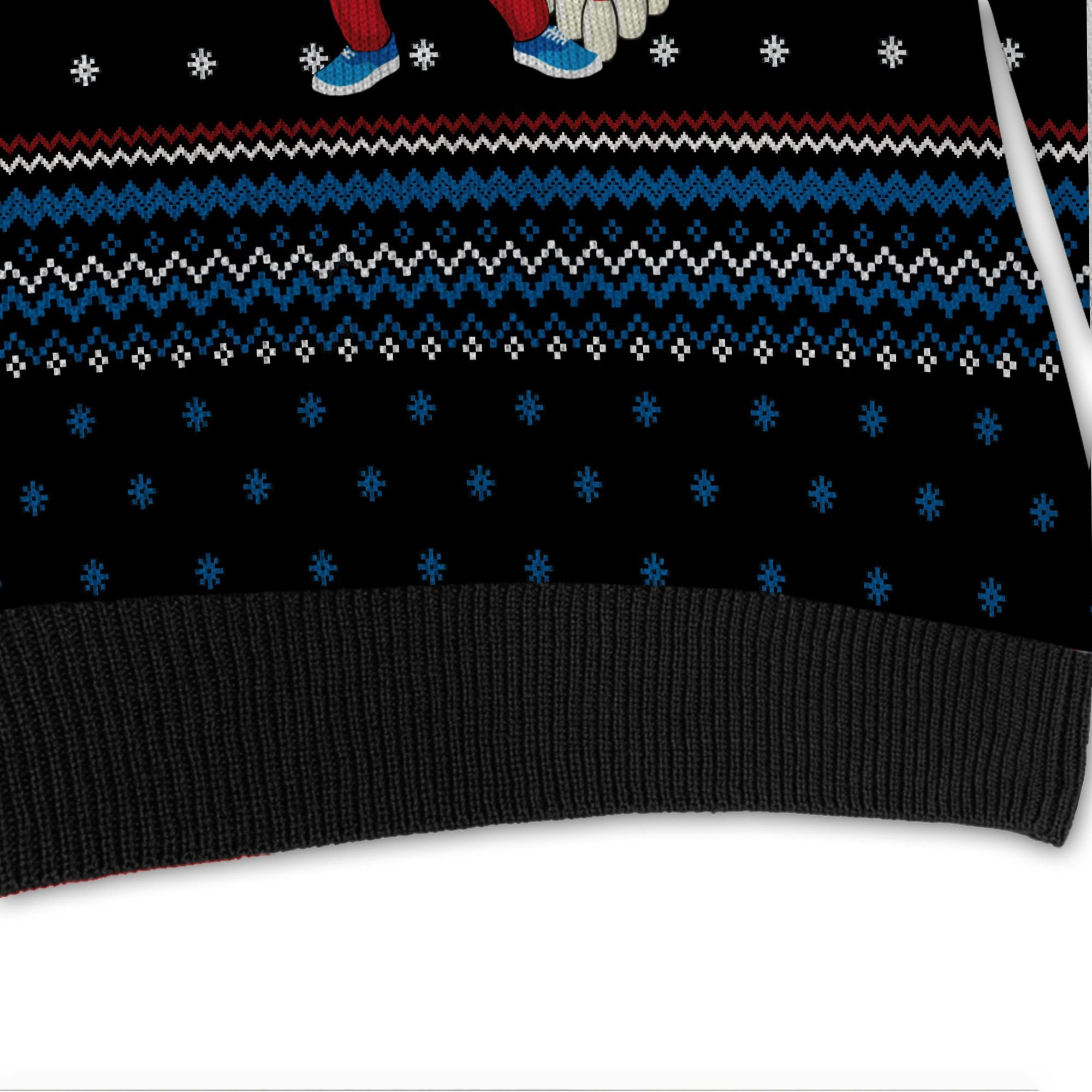 Bowling Image Cool Noel Pattern Personalized Gifts For Bowlers Sport Lovers Ugly Christmas Sweater Adult 3D Funny Matching for family - Image 4