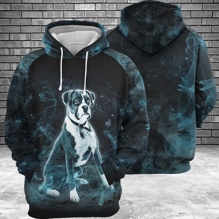 Boxer Galaxy 3D All Over Print Hoodie, Zip Hoodie