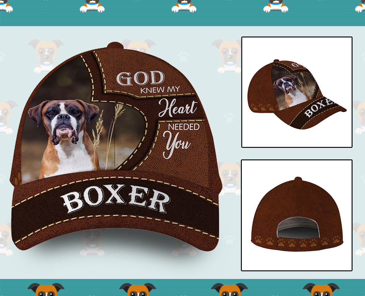 Boxer Heart Hat Classic Cap Trucker Hats Custom Hats Gifts For Men & Women