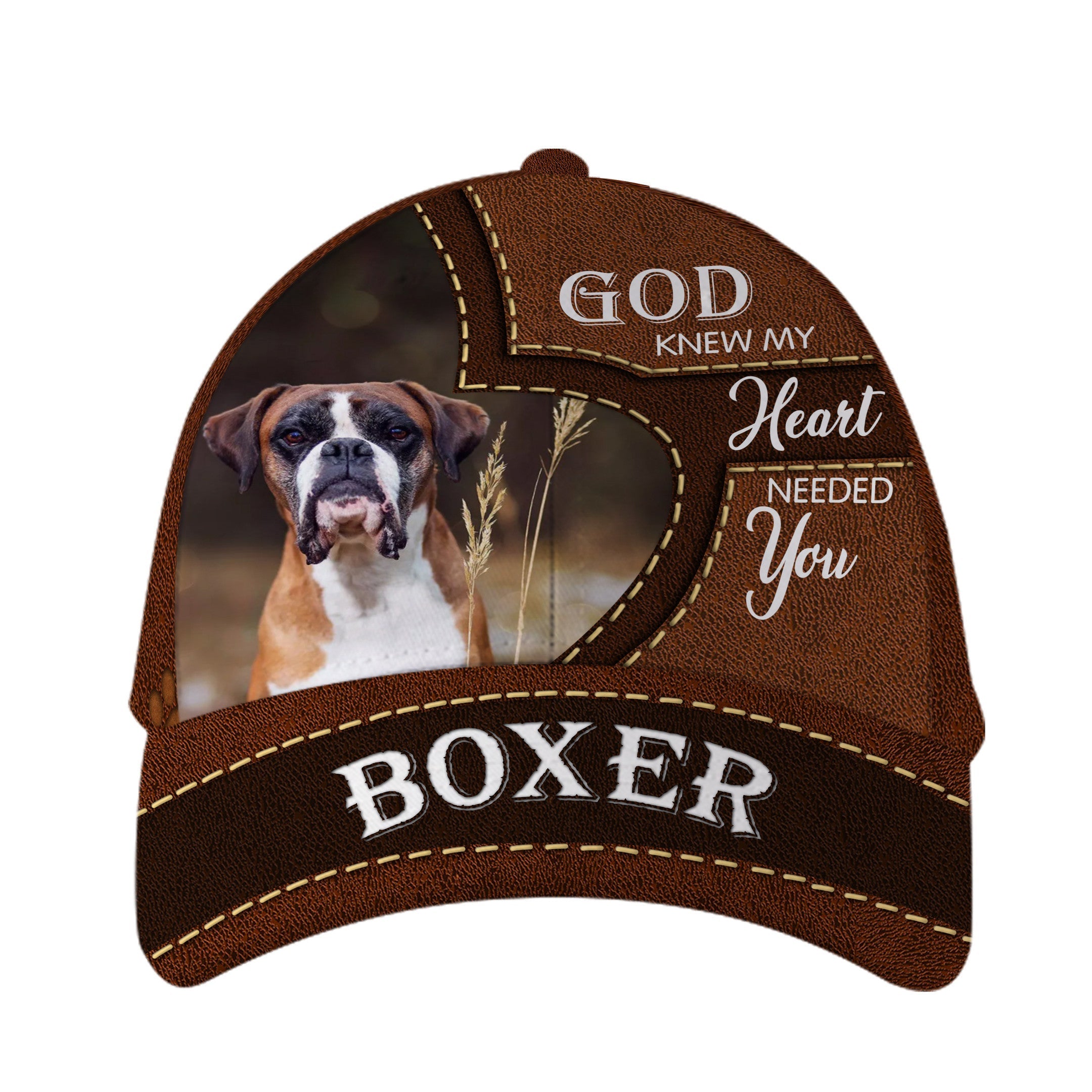 Boxer Heart Hat Classic Cap Trucker Hats Custom Hats Gifts For Men & Women