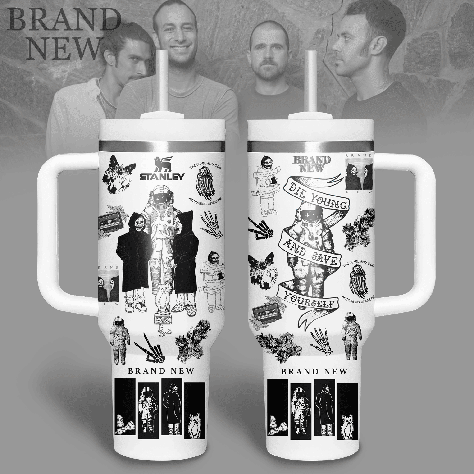 Brand New Music Custom Stanley Cup 40 oz 30 oz Tumbler With HandleTVC2301242