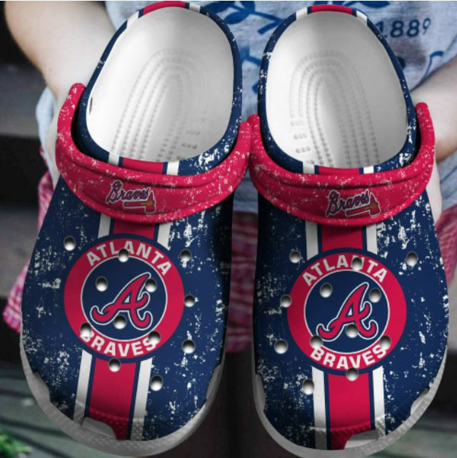 Braves Crocband Shoes Custom Name