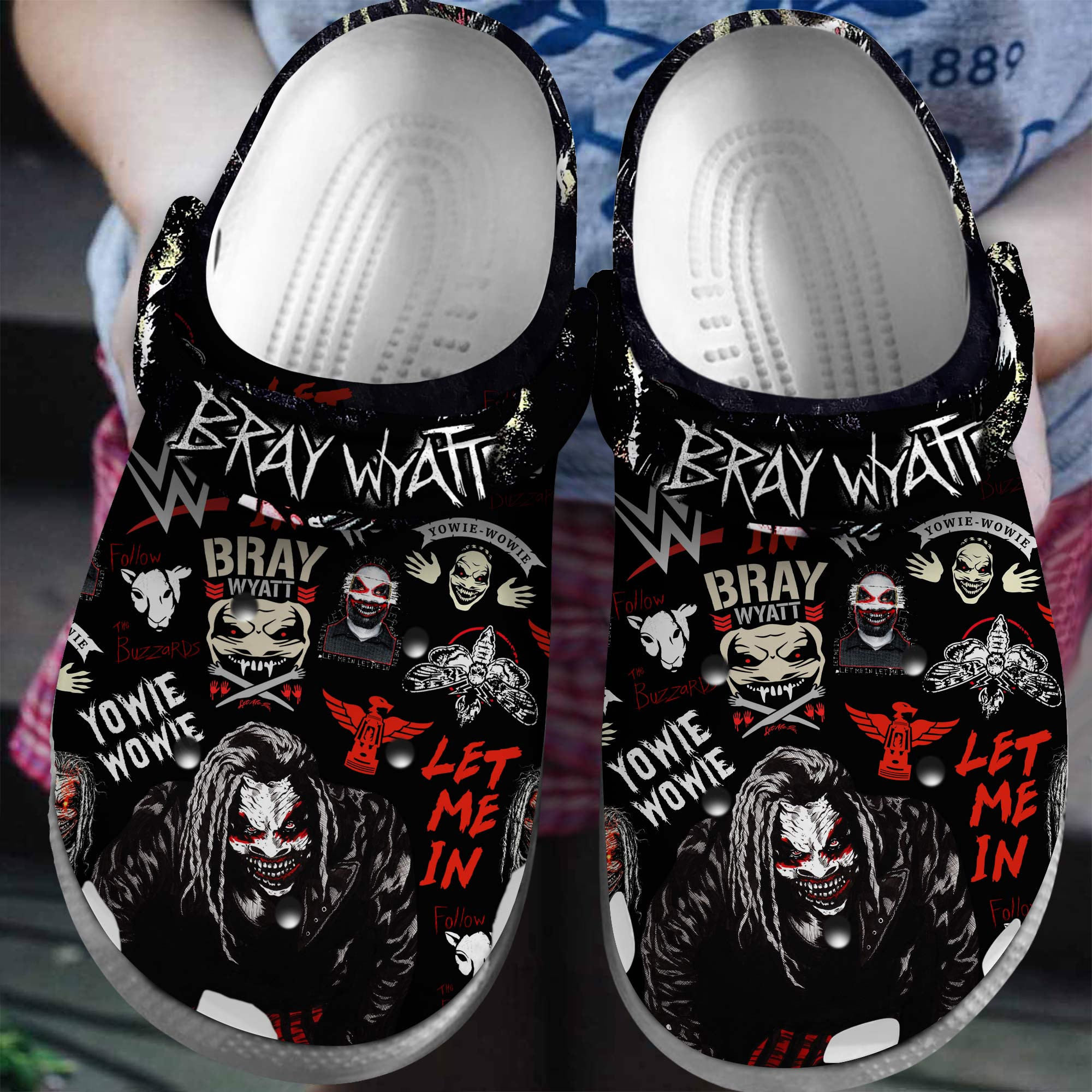 Bray Wyatt Music Crocs Crocband Clogs Shoes Comfortable For Men Women and Kids