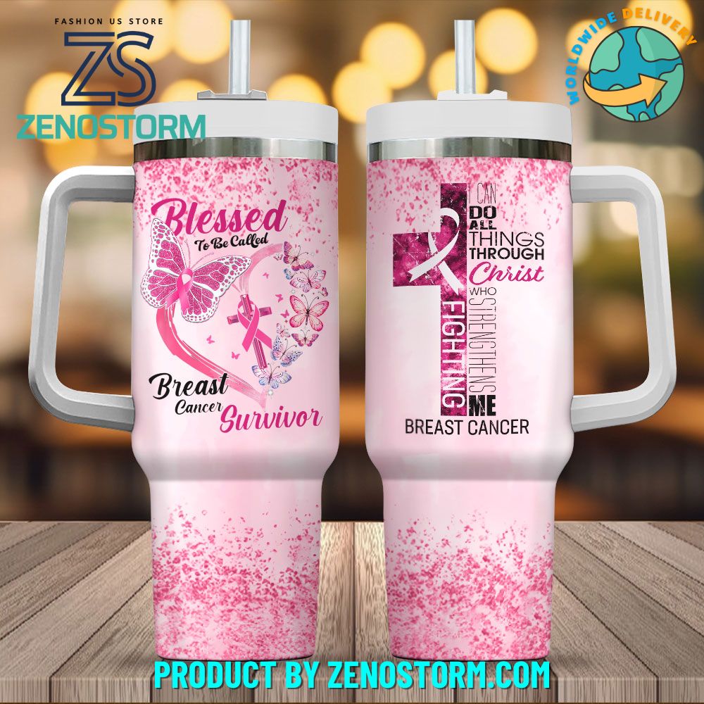 Breast Cancer Custom Stanley Cup 40 oz 30 oz Tumbler With HandleTVC2301418