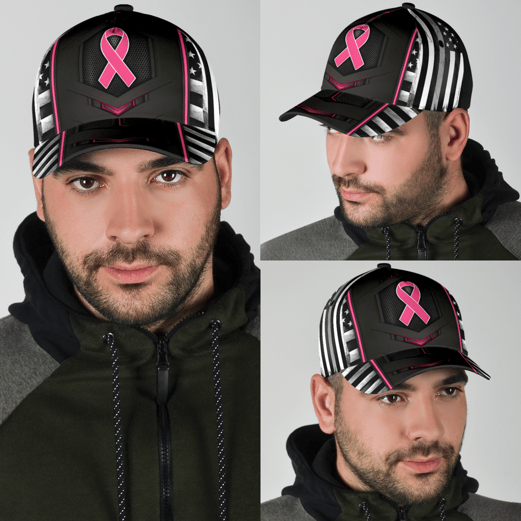 Breast Cancer Hat Classic Cap Trucker Hats Custom Hats Gifts For Men & Women