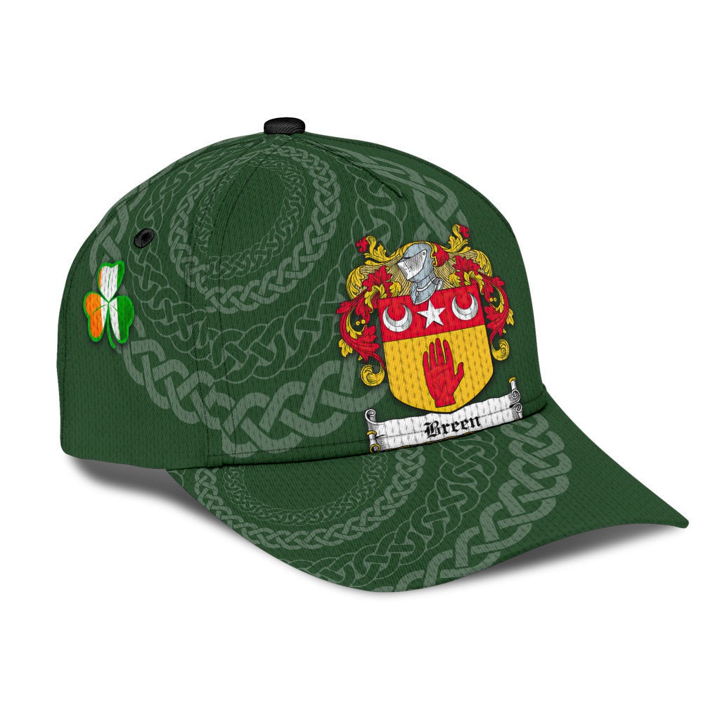 Breen Coat Of Arms Irish Family Crest St Patrick's Day - Classic Cap Trucker Hats Custom Hats Gifts For Men & Women