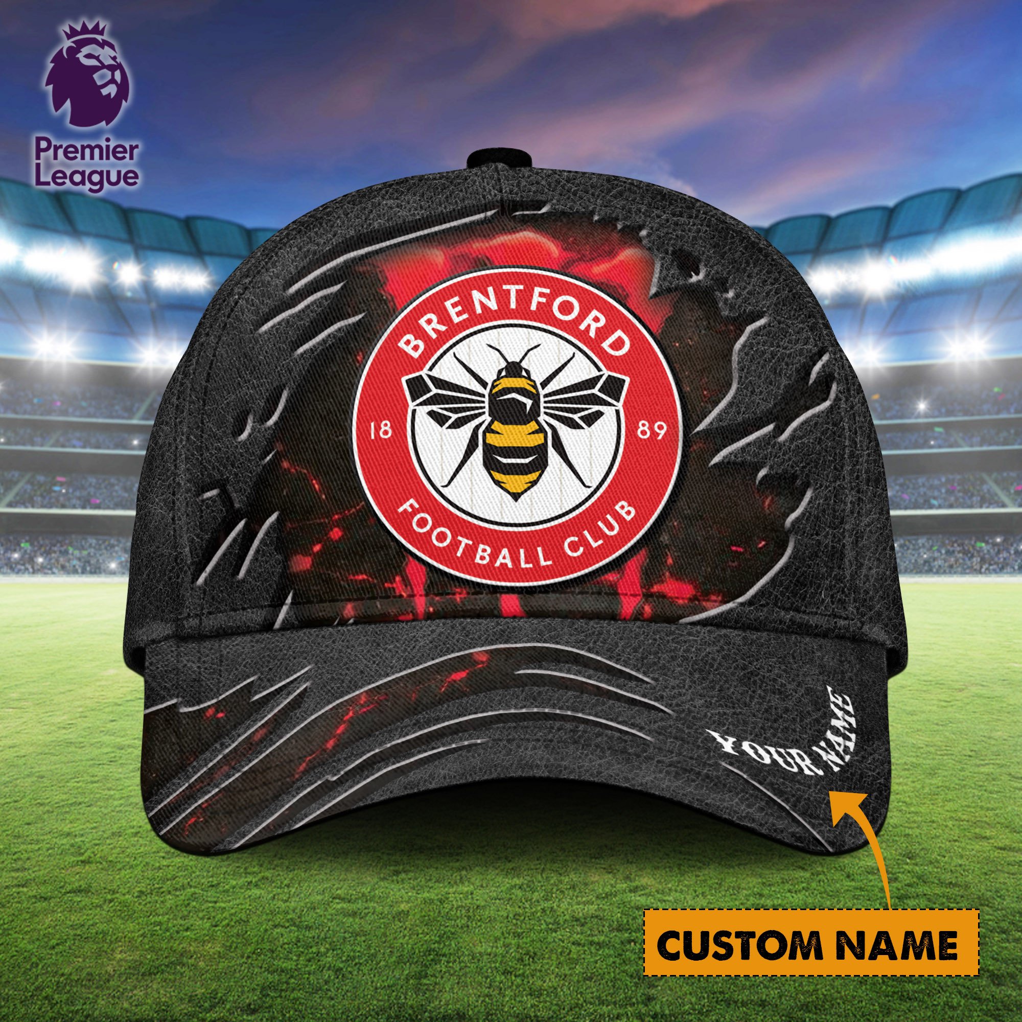 Brentford EPL Personalized Classic Cap For Fans  Trucker Hats Custom Hats Gifts For Men & Women