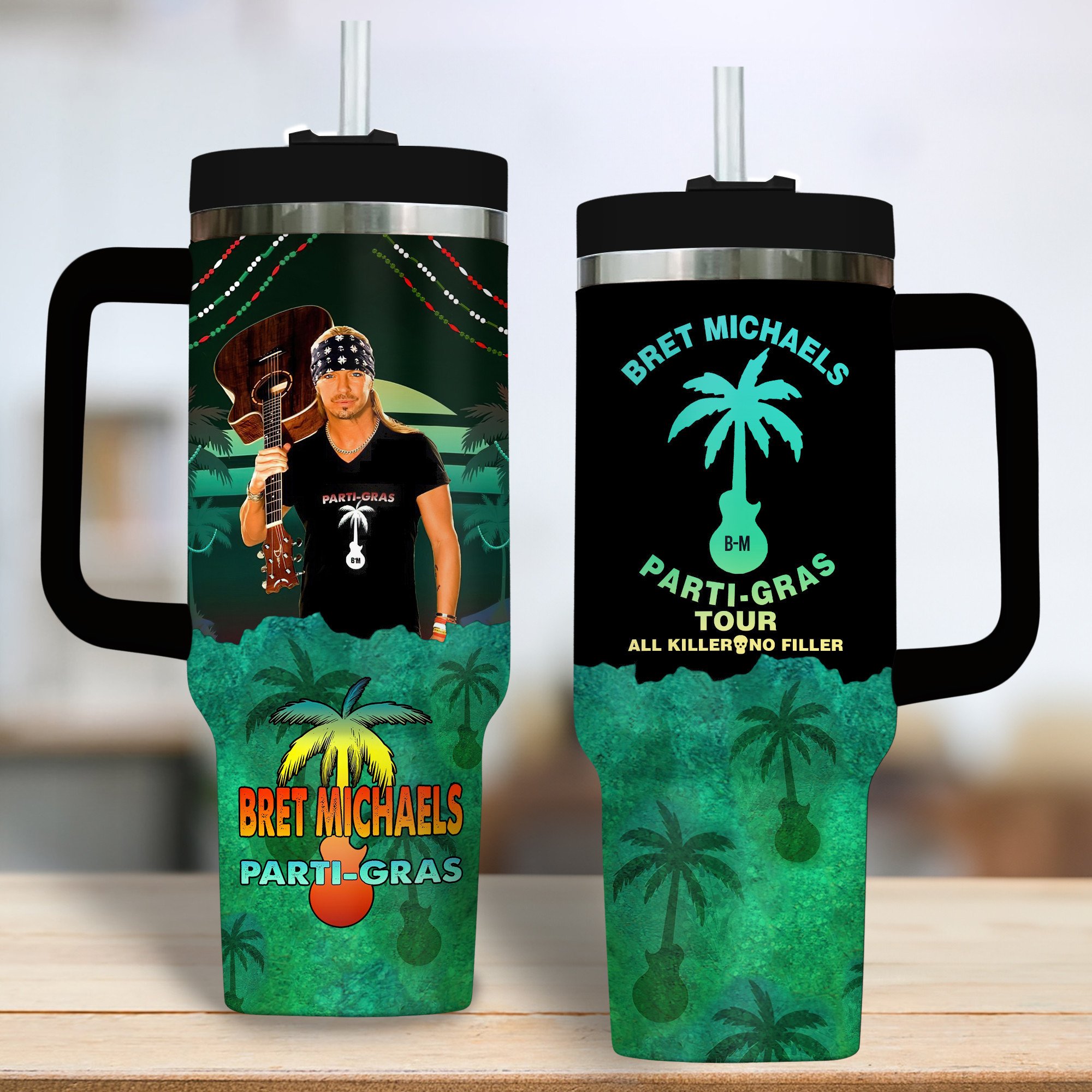 Bret Michaels Music Custom Stanley Cup 40 oz 30 oz Tumbler With HandleTVC2301326