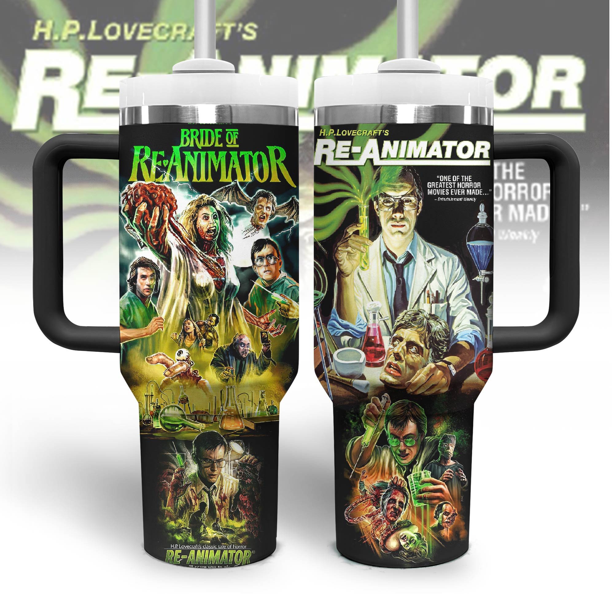 Bride of Re-Animator MoviesCustom Stanley Cup 40 oz 30 oz Tumbler With HandleTVC2301802