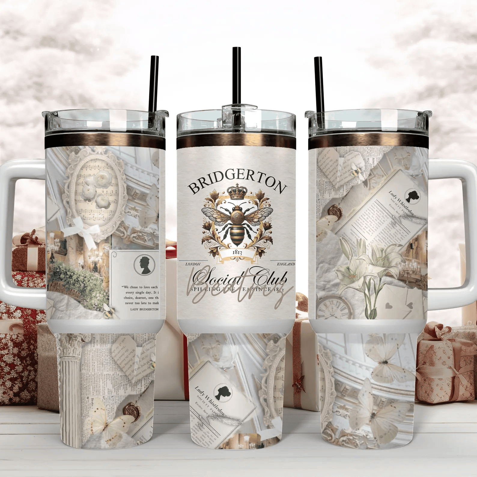 Bridgerton TV Series Custom Stanley Cup 40 oz 30 oz Tumbler With HandleTVC2301742