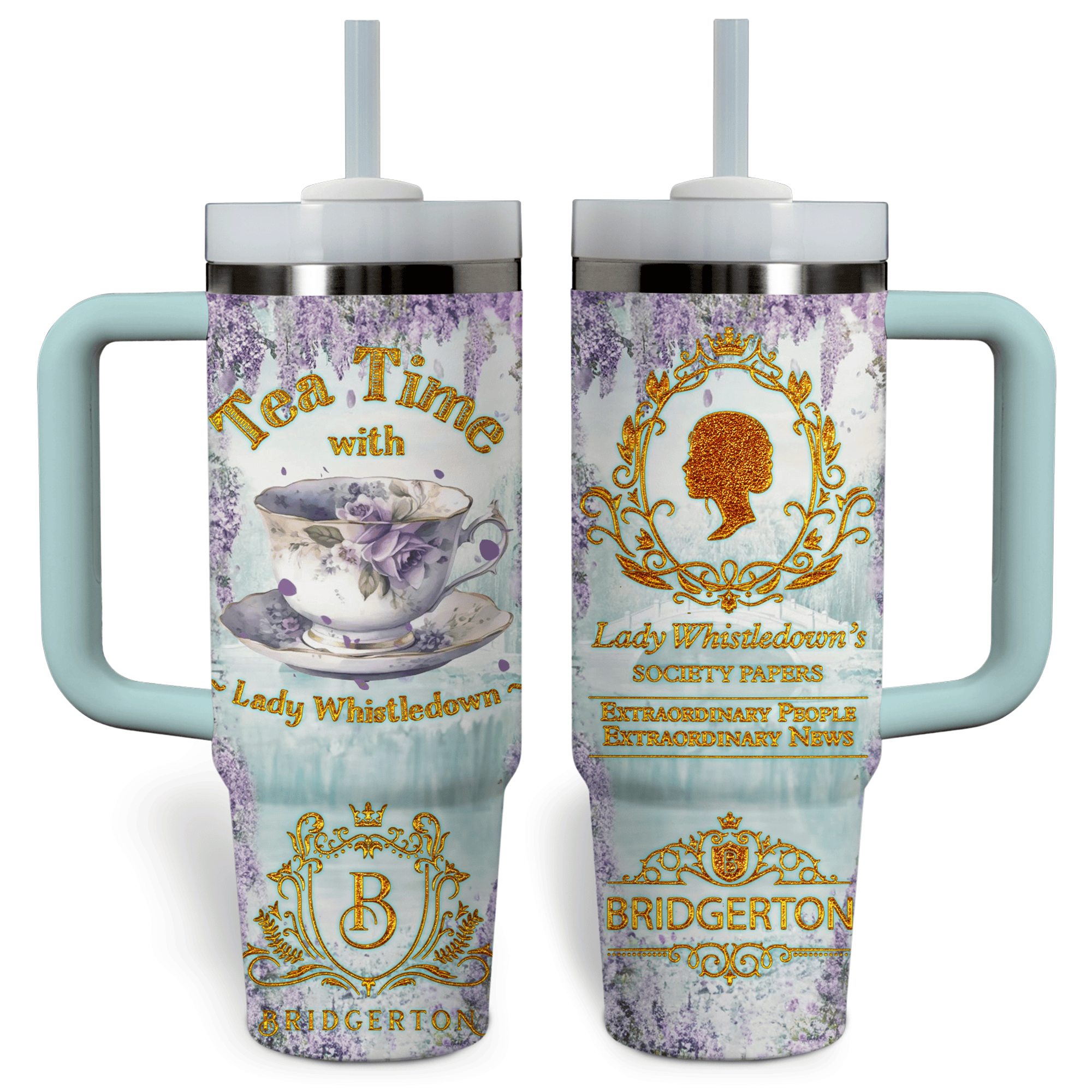 Bridgerton TV Series Custom Stanley Cup 40 oz 30 oz Tumbler With HandleTVC2301768