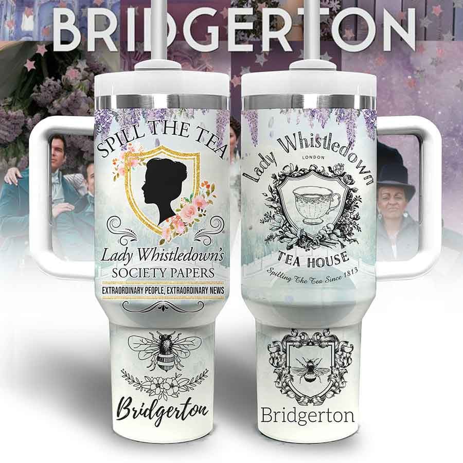 Bridgerton TV Series Custom Stanley Cup 40 oz 30 oz Tumbler With HandleTVC2301801