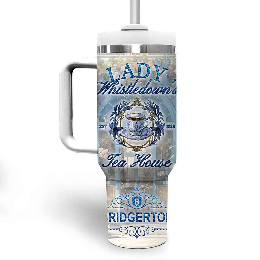 Bridgerton TV Series Custom Stanley Cup 40 oz 30 oz Tumbler With HandleTVC2301801 - Image 4