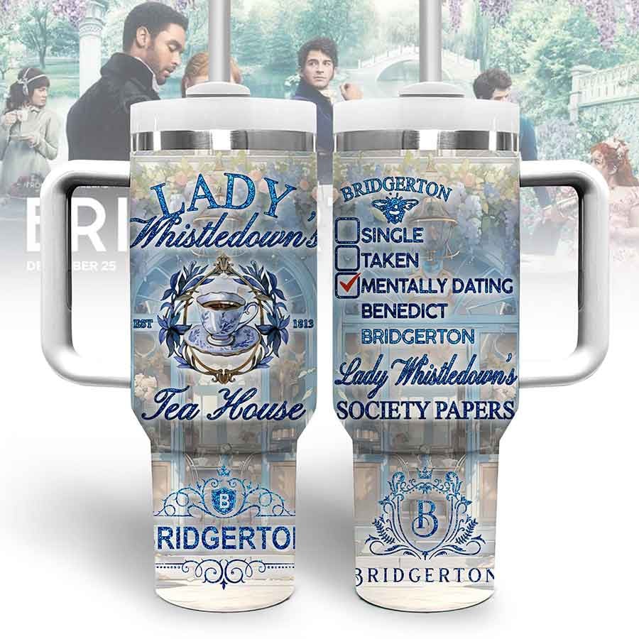 Bridgerton TV Series Custom Stanley Cup 40 oz 30 oz Tumbler With HandleTVC2301801