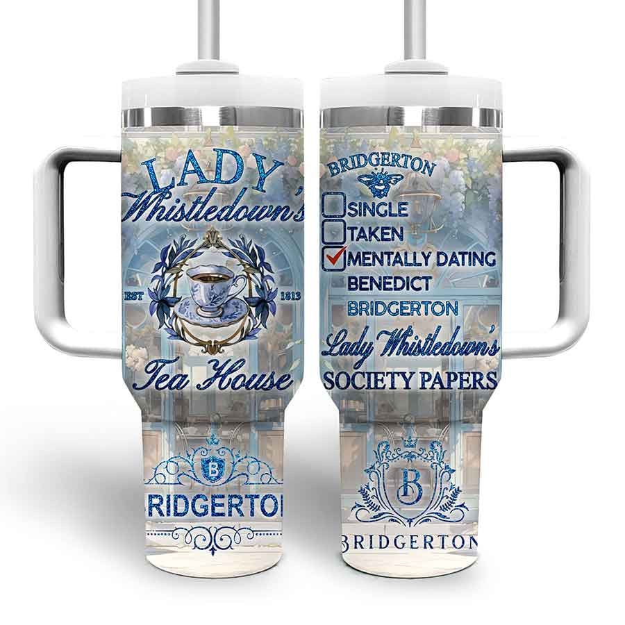 Bridgerton TV Series Custom Stanley Cup 40 oz 30 oz Tumbler With HandleTVC2301801 - Image 3