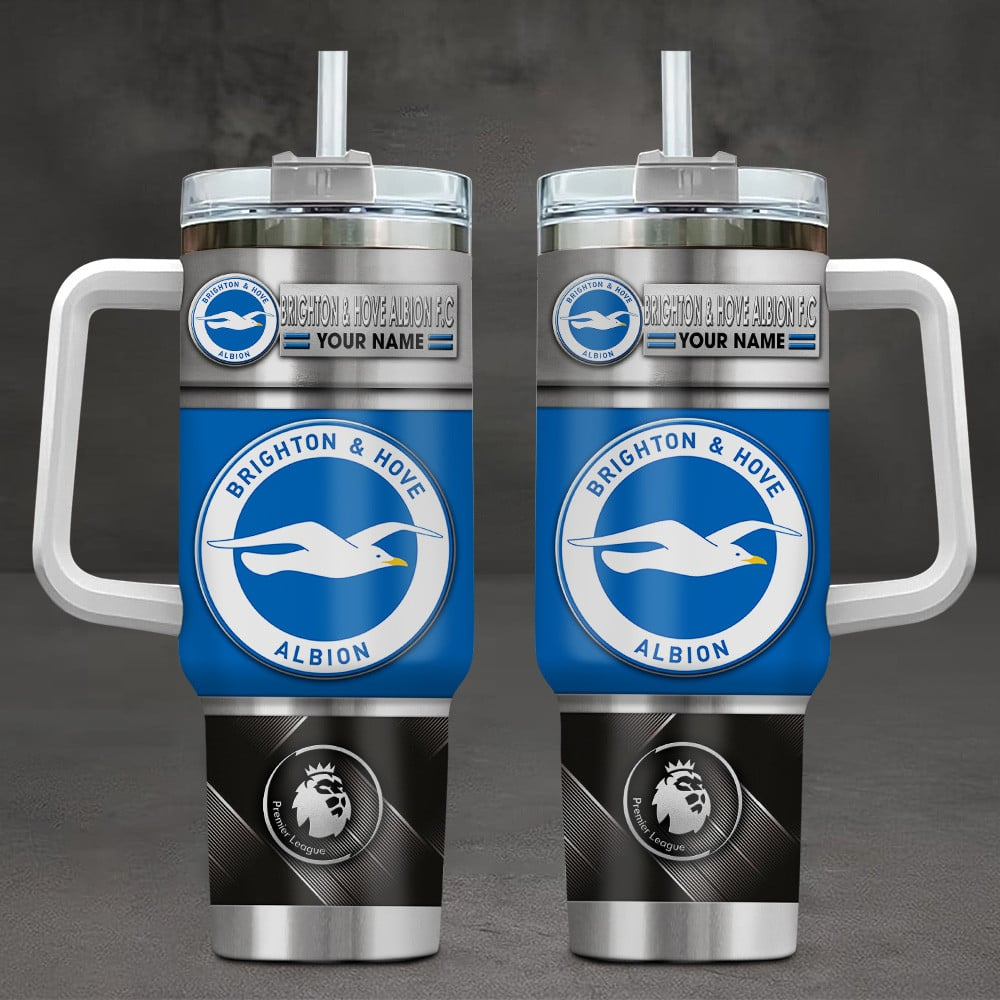 Brighton & Hove Albion F.C EPL Custom Stanley Cup 40 oz 30 oz Tumbler With HandleTVC230196