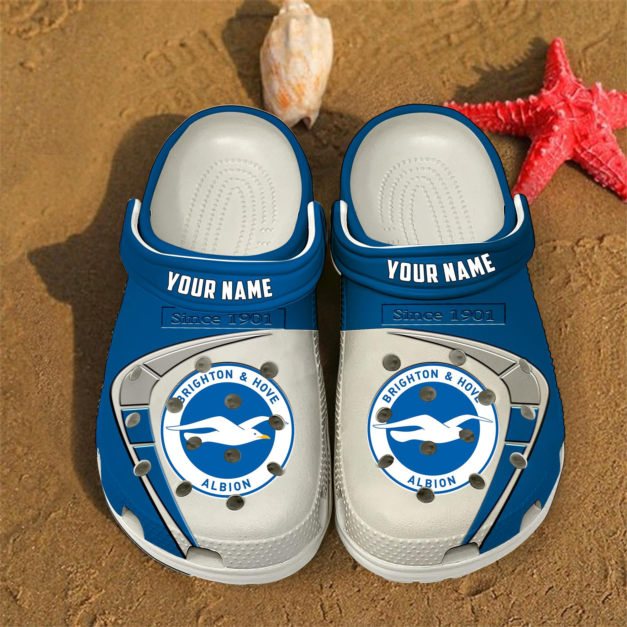 Brighton EFL Crocs Crocband Clogs Shoes Comfortable For Men Women and Kids