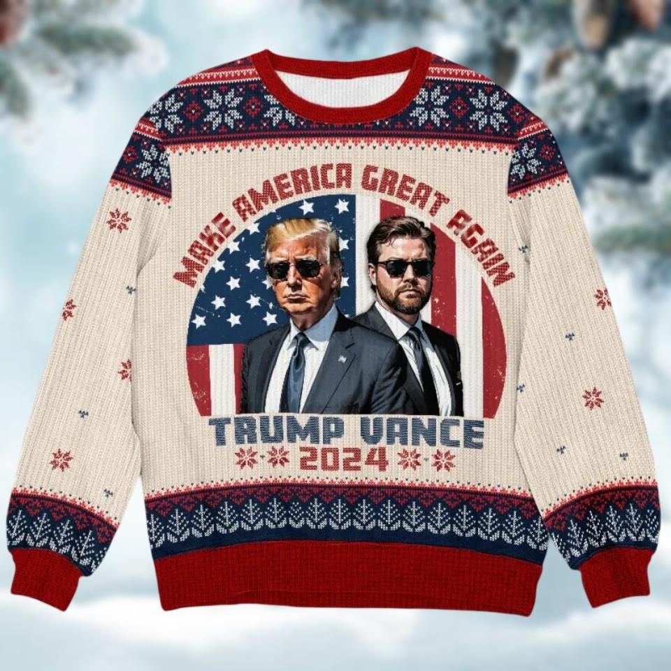 Bring Back American Pride Ugly Sweater, Trump 2024 Election Ugly