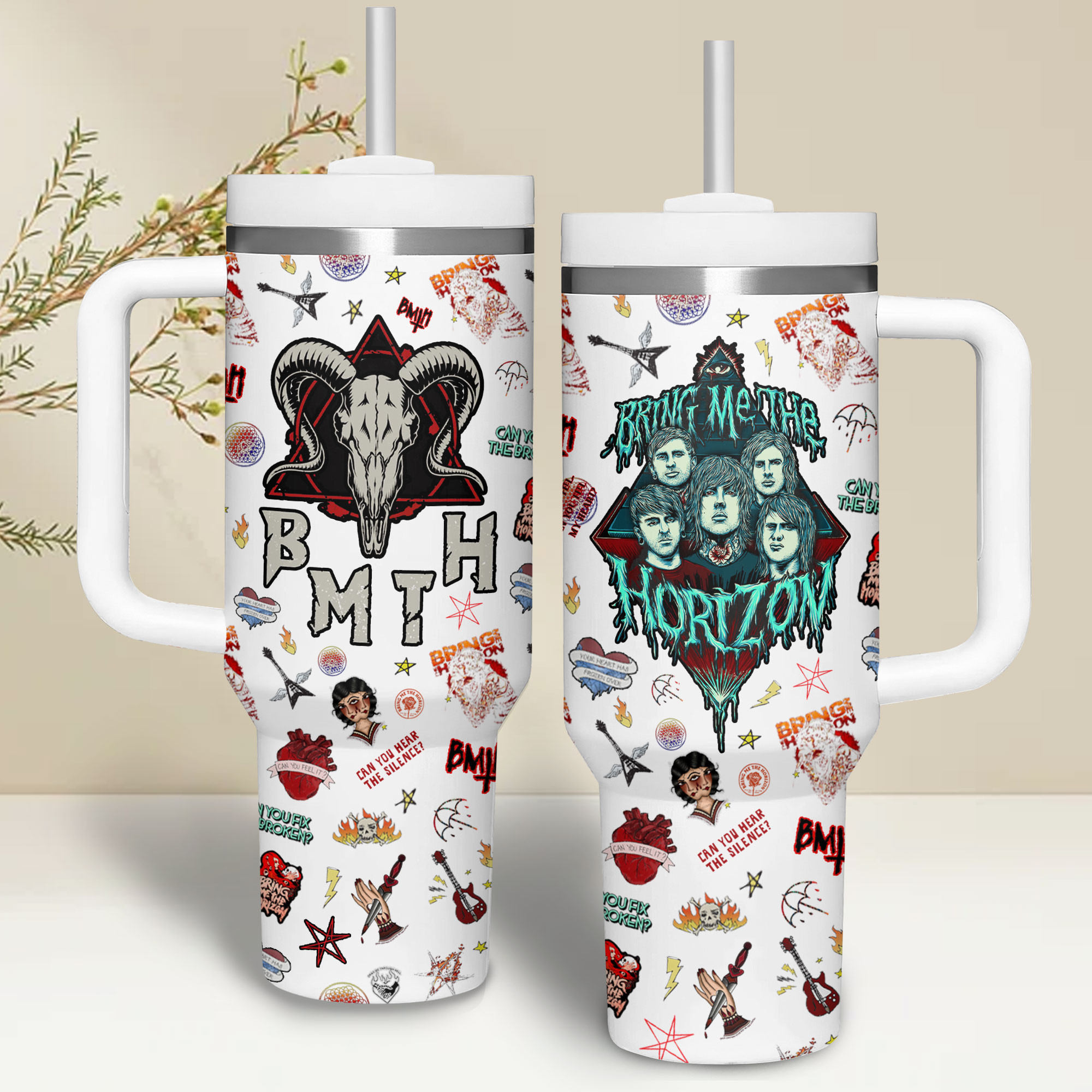 Bring Me the Horizon Music Custom Stanley Cup 40 oz 30 oz Tumbler With HandleTVC2301264