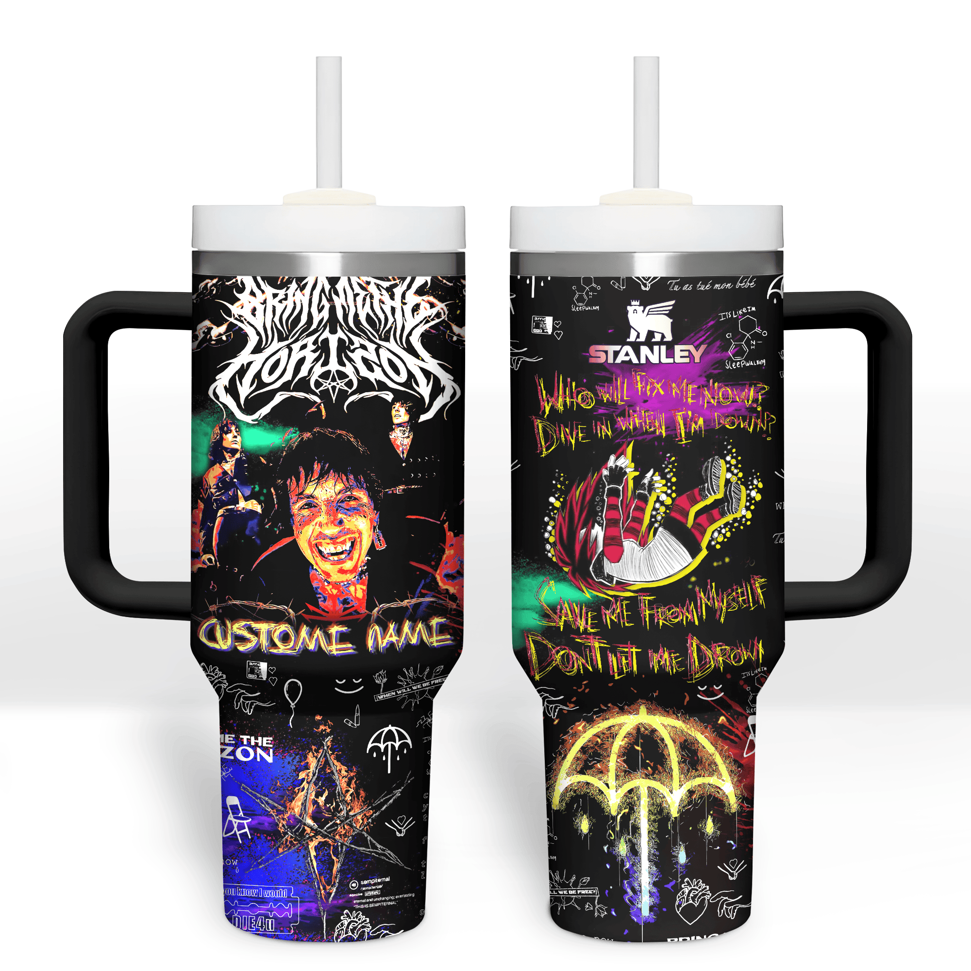 Bring Me The Horizon Music Custom Stanley Cup 40 oz 30 oz Tumbler With HandleTVC2301316