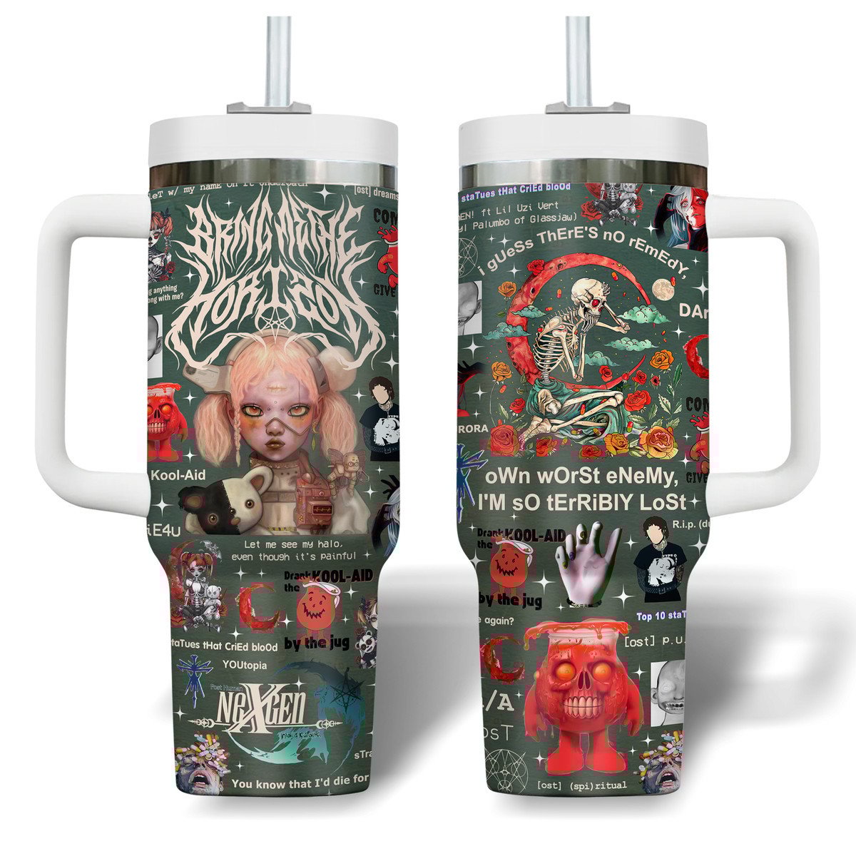 Bring Me The Horizon Music Custom Stanley Cup 40 oz 30 oz Tumbler With HandleTVC2301737