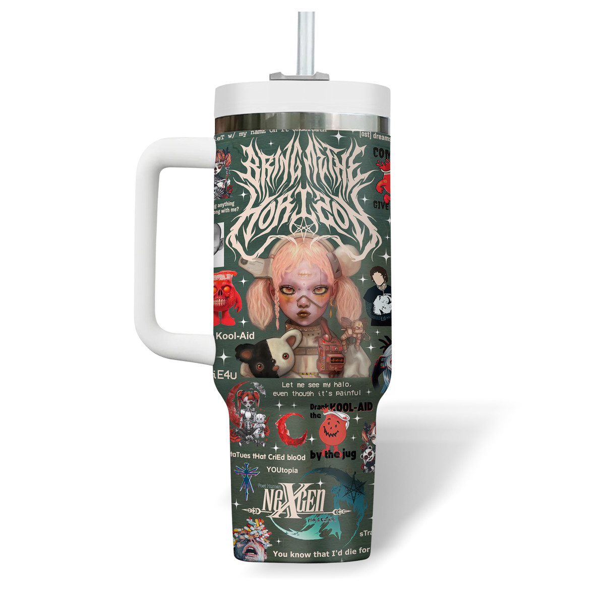 Bring Me The Horizon Music Custom Stanley Cup 40 oz 30 oz Tumbler With HandleTVC2301737 - Image 3