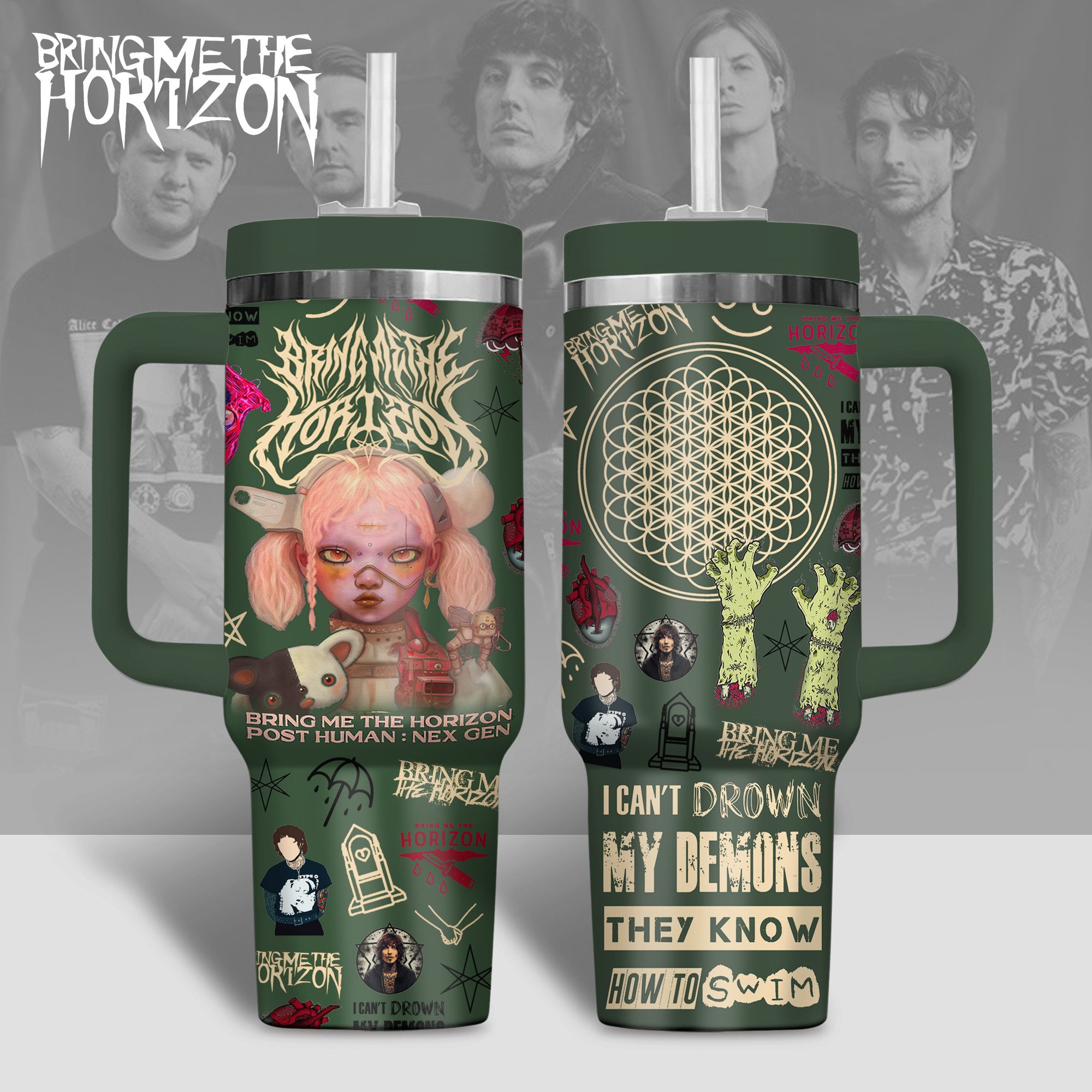 Bring Me The Horizon Music Custom Stanley Cup 40 oz 30 oz Tumbler With HandleTVC2301800