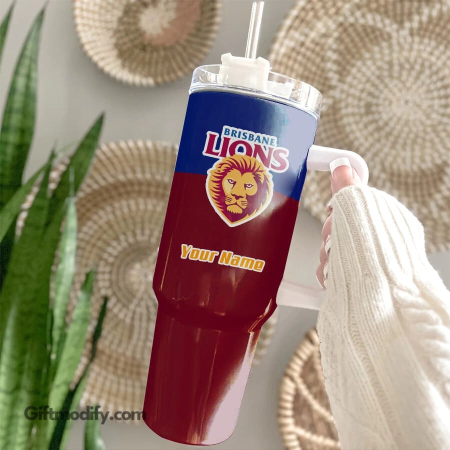 Brisbane Lions AFL Custom Stanley Cup 40 oz 30 oz Tumbler With HandleTVC2301176