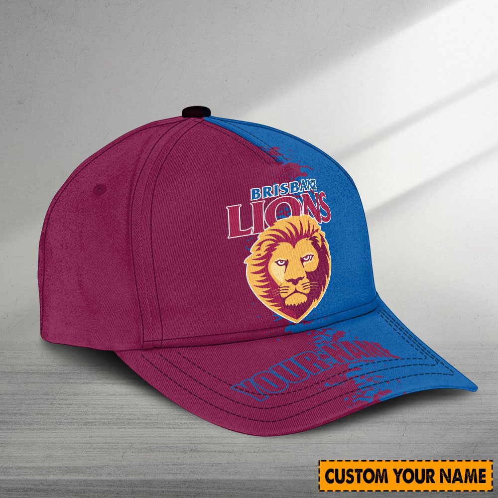 Brisbane Lions AFL Personalized Classic Cap For Fan Baseball Cap Classic Trucker Hats Custom Hats Gifts For Men & Women