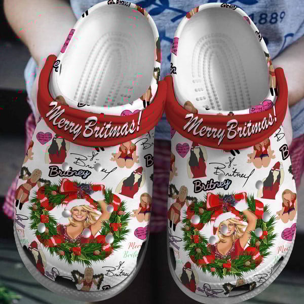 Britney Spears Music Crocs Crocband Clogs Shoes Comfortable For Men Women and Kids