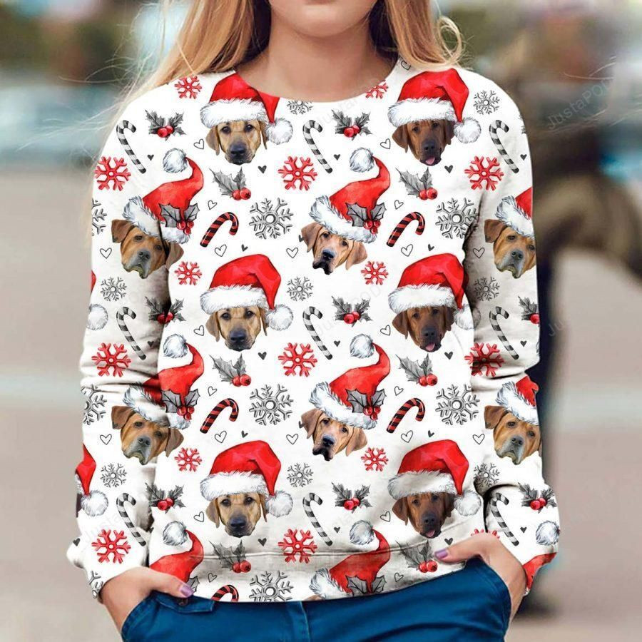 Broholmer Dog Ugly Christmas Sweater Adult 3D Funny Matching for family