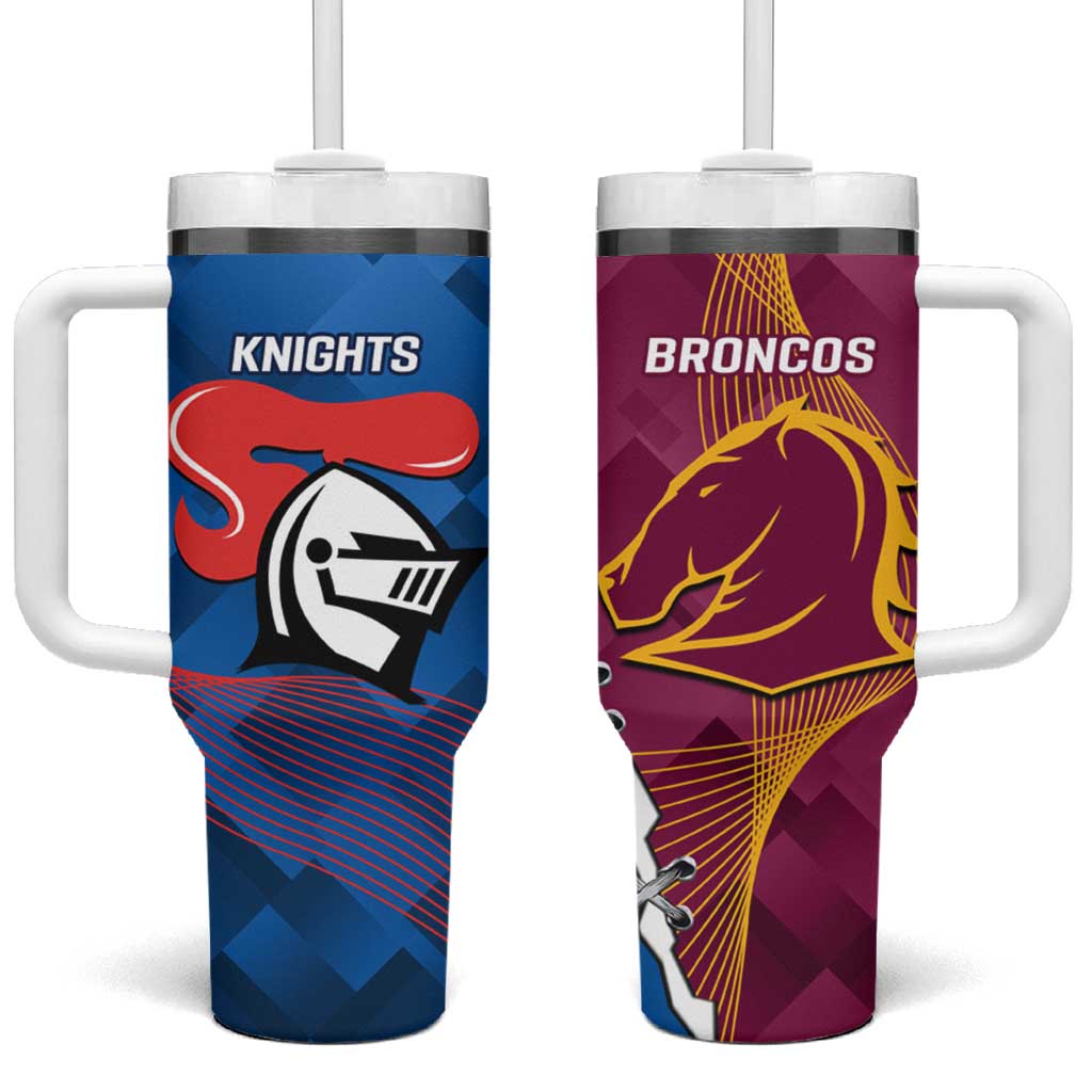 Broncos And Knights Rugby Dynamic Version Custom Stanley Cup 40 oz 30 oz Tumbler With HandleTVC2301334 - Image 2