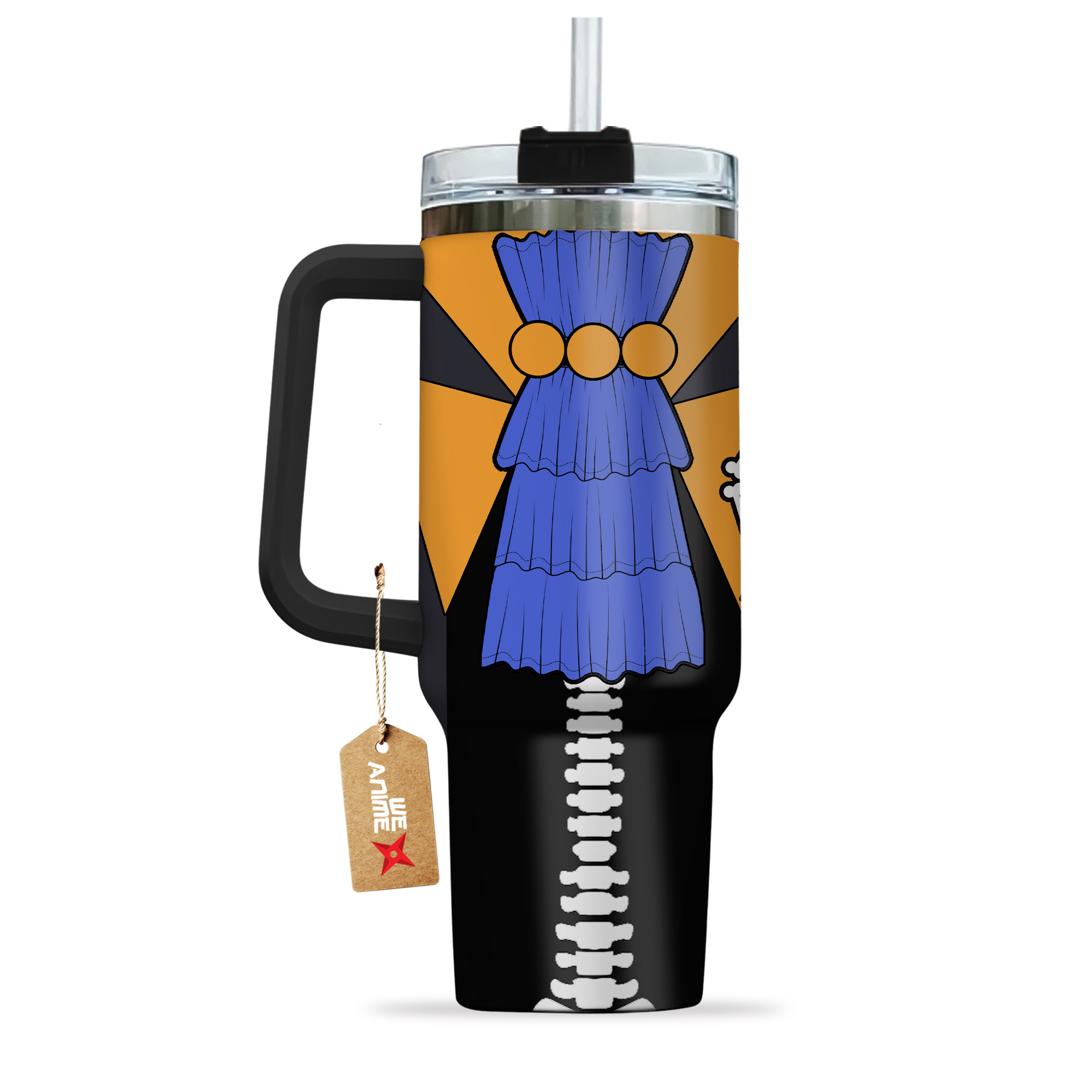 Brook One Piece Anime Custom Stanley Cup 40 oz 30 oz Tumbler With HandleTVC2301139 - Image 3