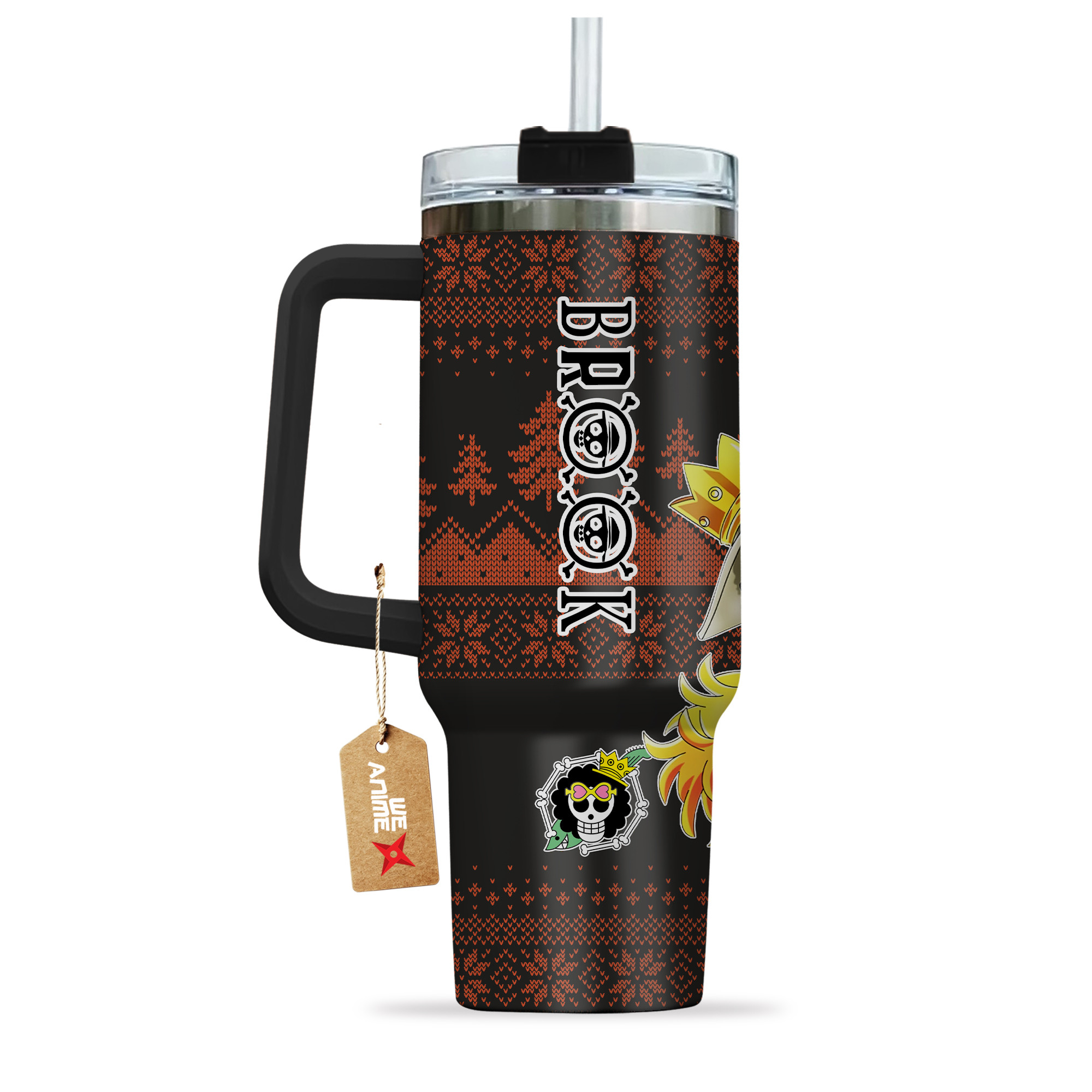 Brook One Piece Anime Custom Stanley Cup 40 oz 30 oz Tumbler With HandleTVC2301157 - Image 3