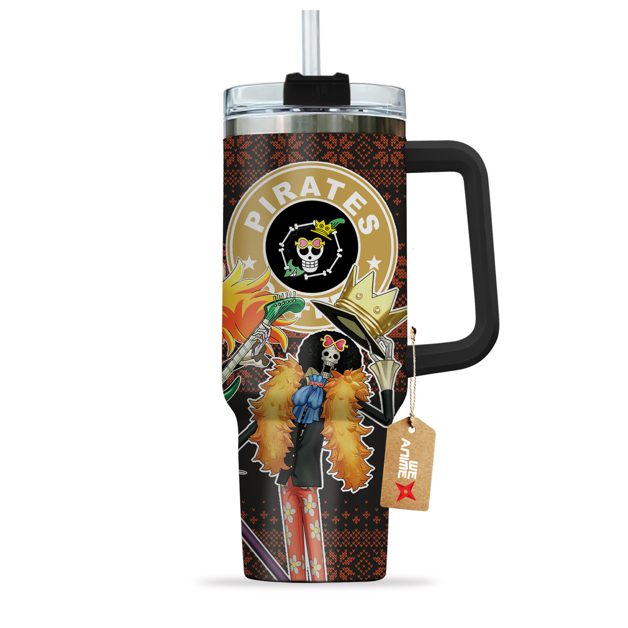 Brook One Piece Anime Custom Stanley Cup 40 oz 30 oz Tumbler With HandleTVC2301157 - Image 4