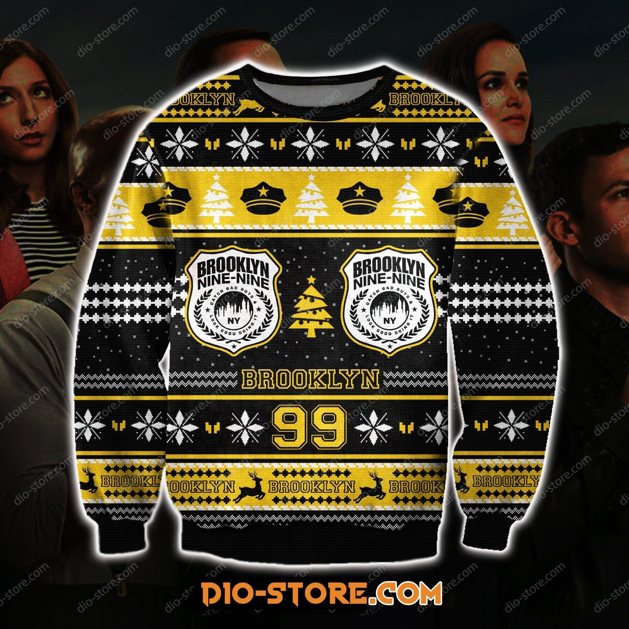 Brooklyn 99 For Unisex Ugly Christmas Sweater Adult 3D Funny Matching for family