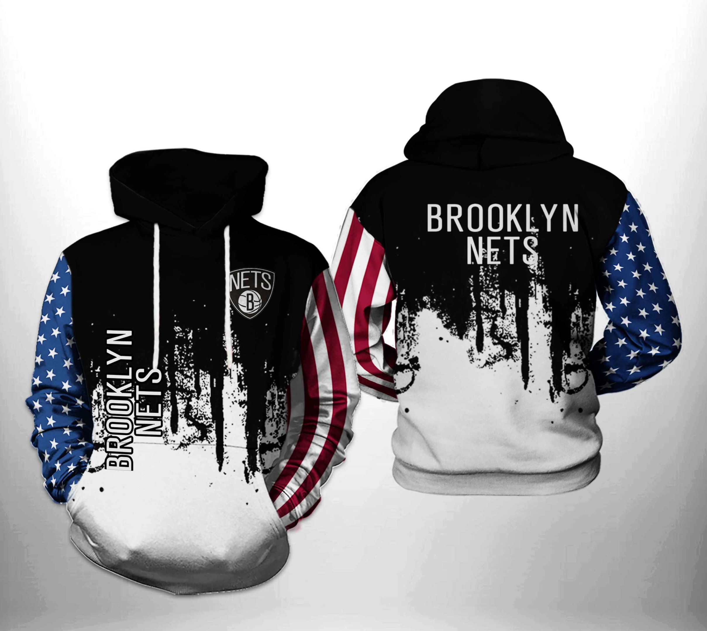 Brooklyn Nets NBA Team US 3D All Over Print Hoodie, Zip Hoodie