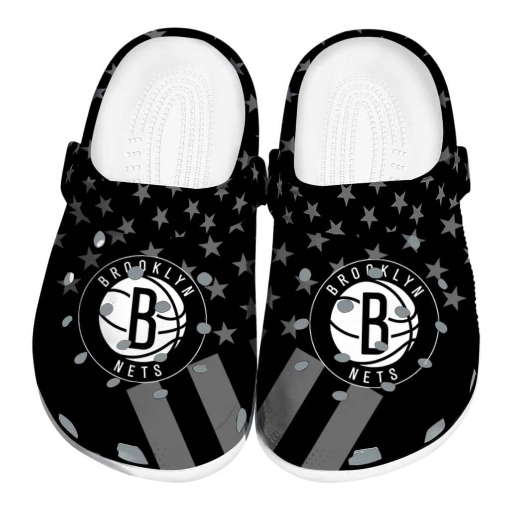 Brooklyn Nets Stellar Stripes Theme ClogTVC1801681