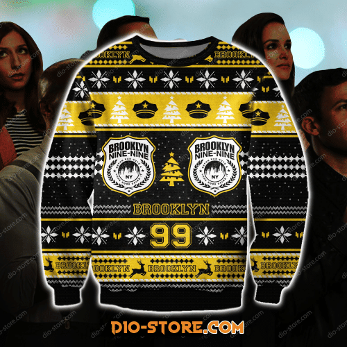 Brooklyn Nine-Nine Ugly Christmas Sweater Adult 3D Funny Matching for family