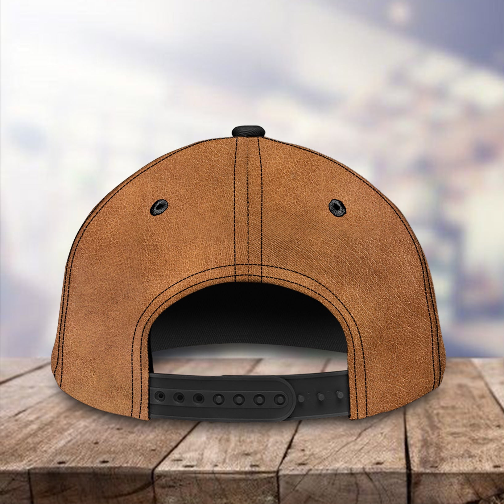 Brown Background Dog Personalized Classic Cap. Personalized Gift For Dog Lovers, Dog Dad, Dog Mom Trucker Hats Custom Hats Gifts For Men & Women