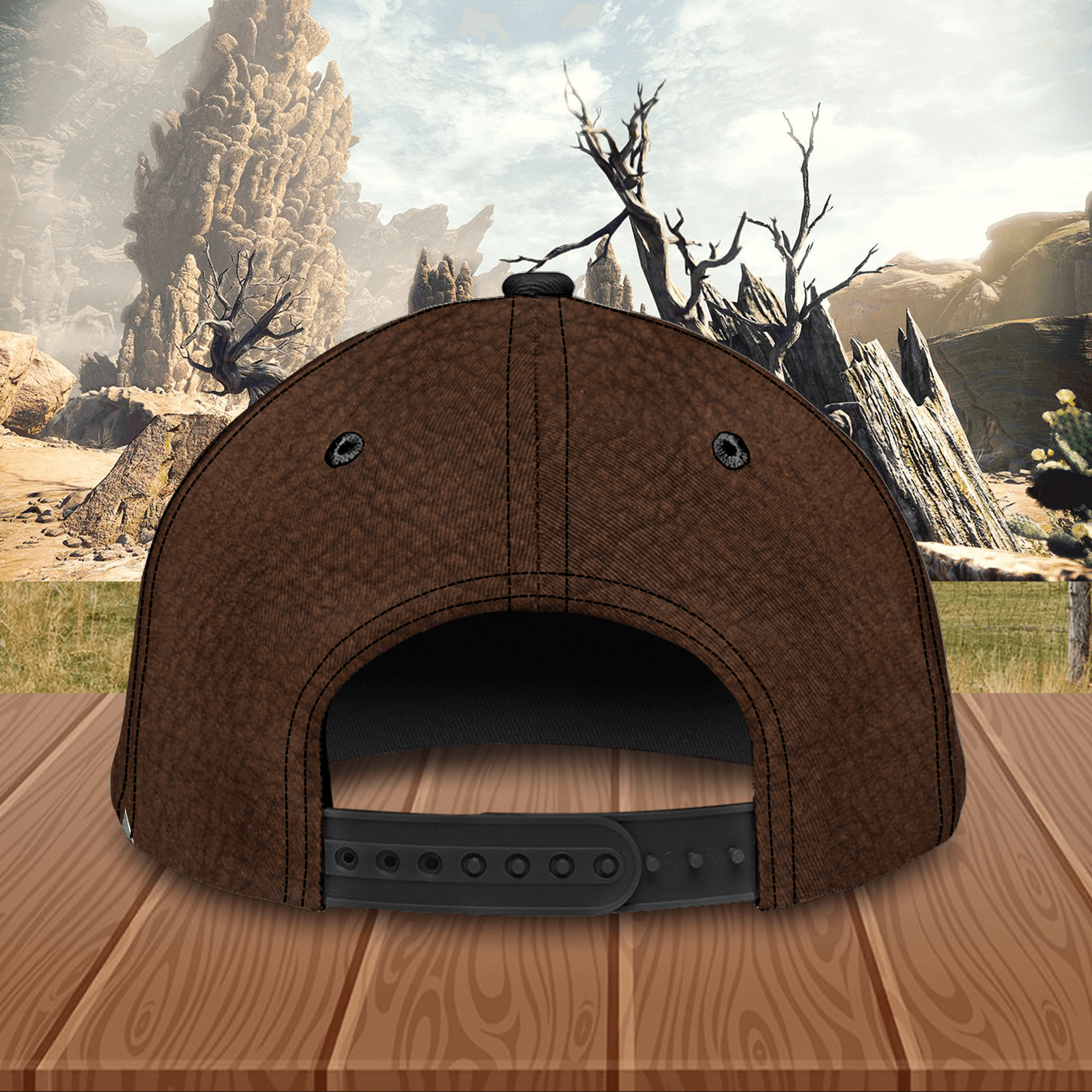 Brown Trucker Personalized Classic Cap, Gift for Truckers -CP018PS00 Trucker Hats Custom Hats Gifts For Men & Women