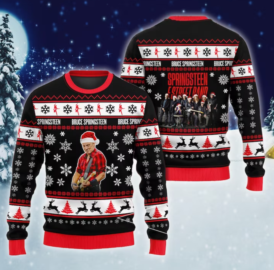 Bruce Springsteen & E Street Band Ugly Christmas Sweater