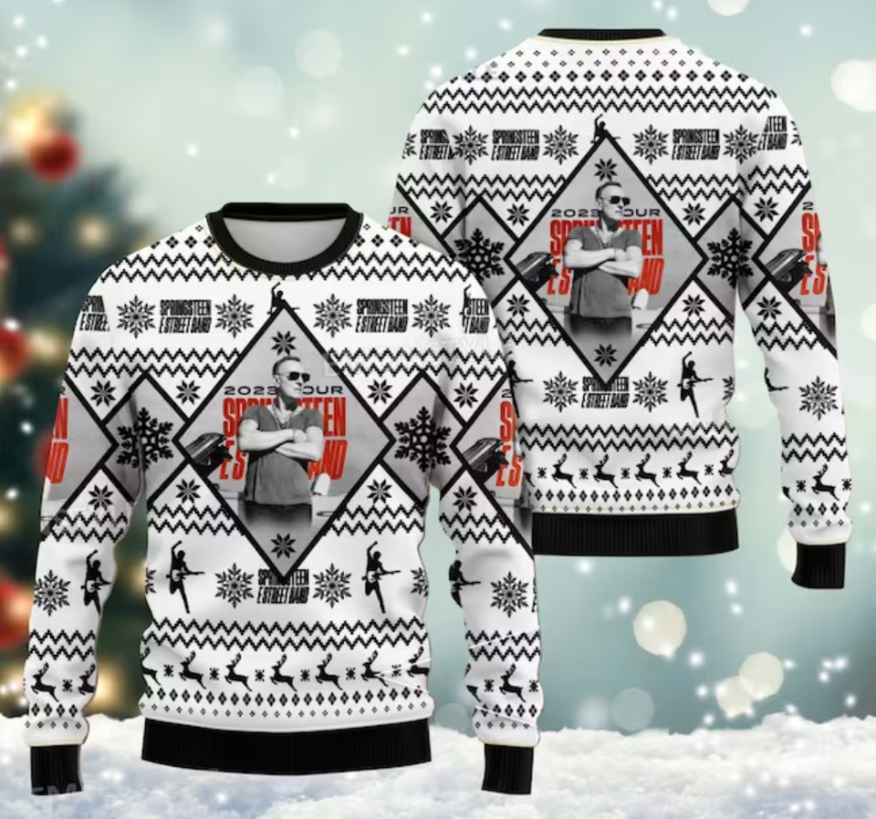 Bruce Springsteen & E Street Band Ugly Xmas Sweater