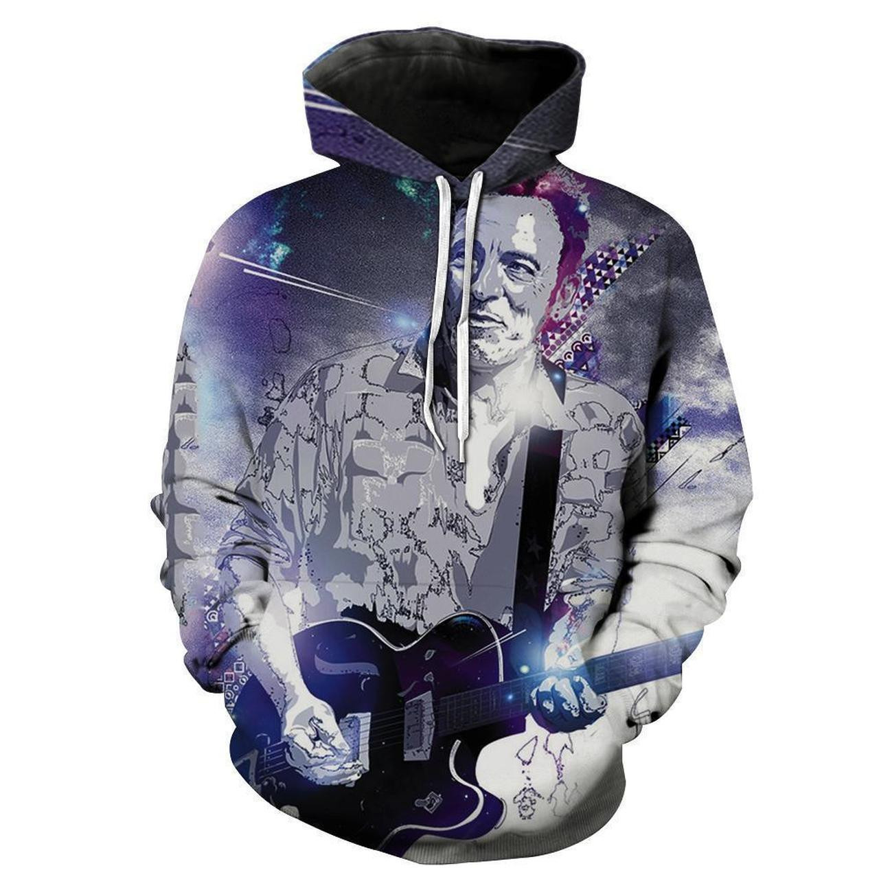 Bruce Springsteen 3D All Over Print Hoodie, Zip Hoodie